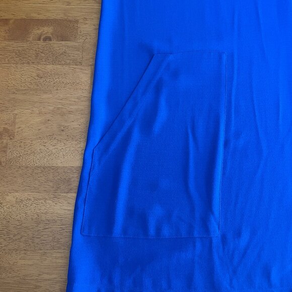 Size Small/Petite Eileen Fisher royal blue silk tunic - Picture 5 of 8